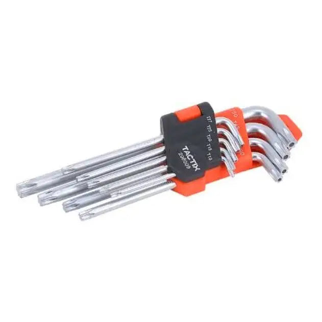 JUEGO LLAVES TORX T10 - T50 9 PZ TACTIX 206009