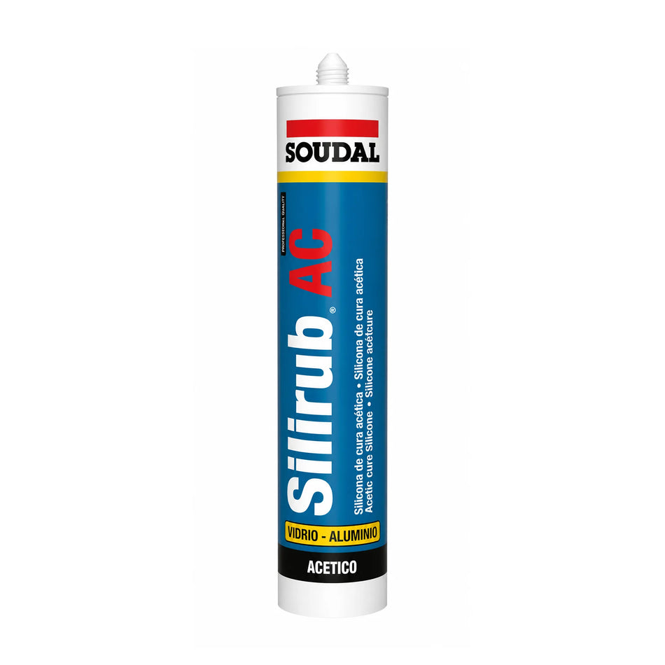 SILICONA ACETICA ALUMINIO 280 ML SOUDAL 159313