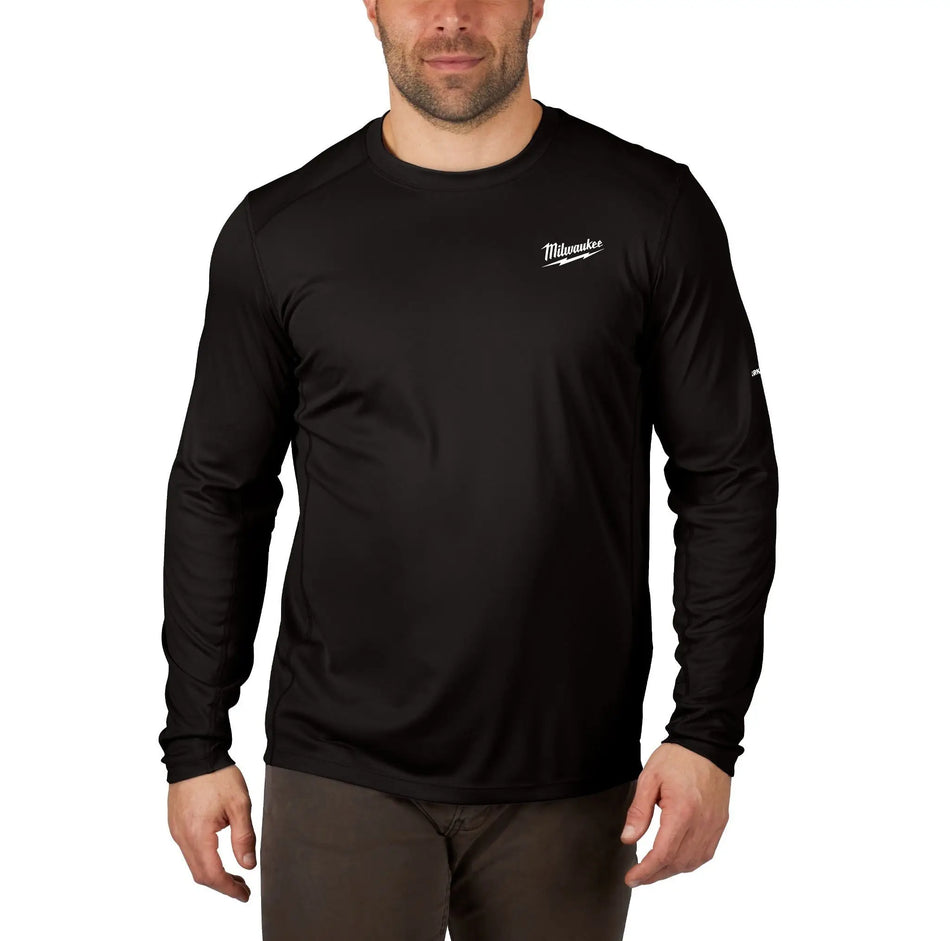 POLERA M/LARGA T/S NEGRA 415B-S MILWAUKEE