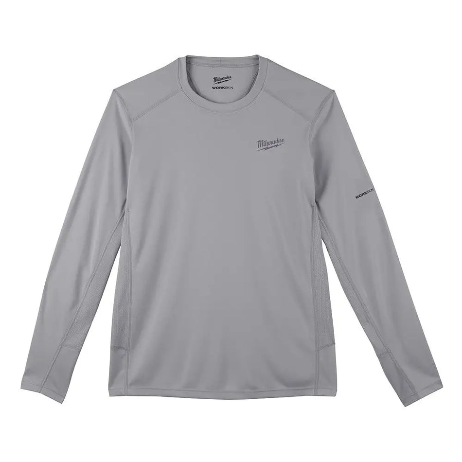 LONG SLEEVE T-SHIRT SZ L GRAY 415G-M MILWAUKEE
