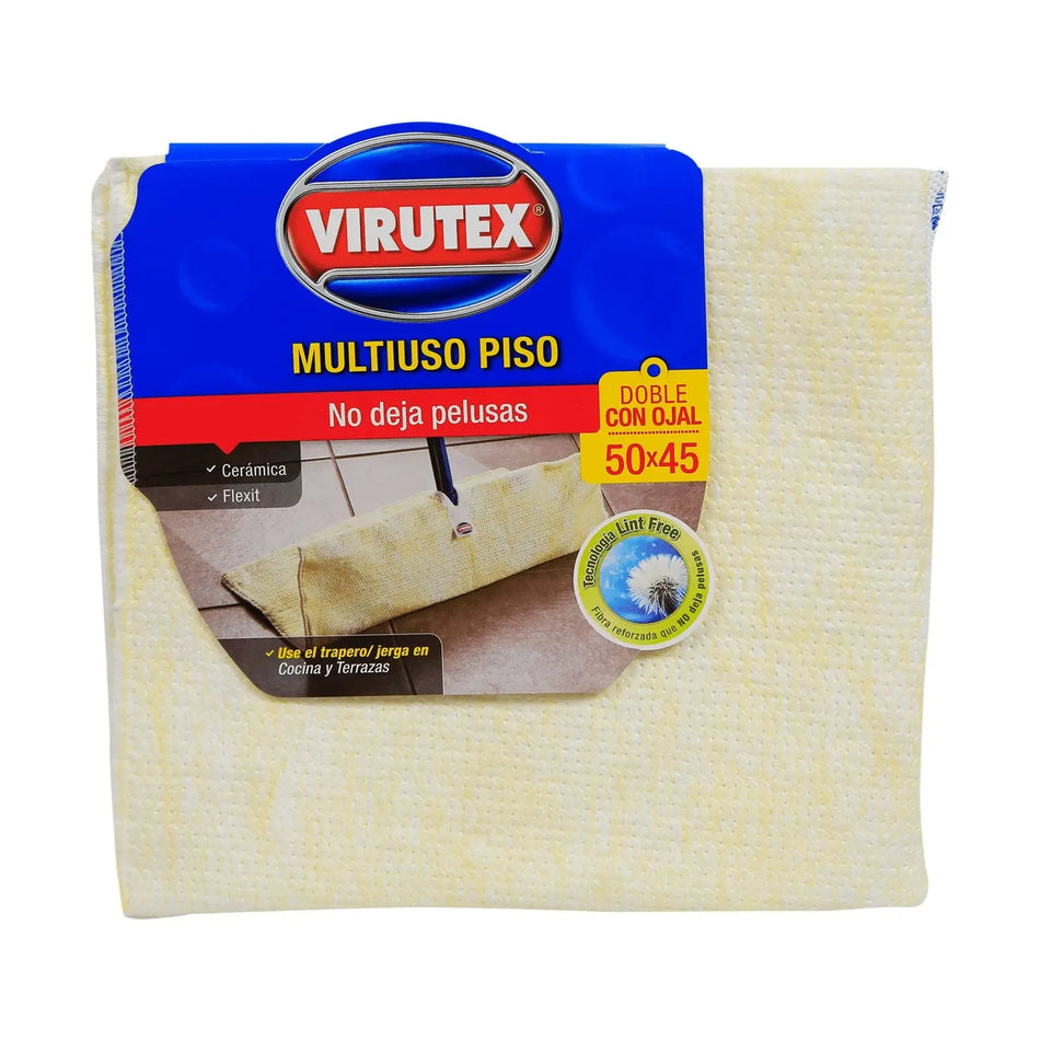 TRAPERO ALGODON DOBLE C/OJAL 50 X 45 VIRUTEX C901401
