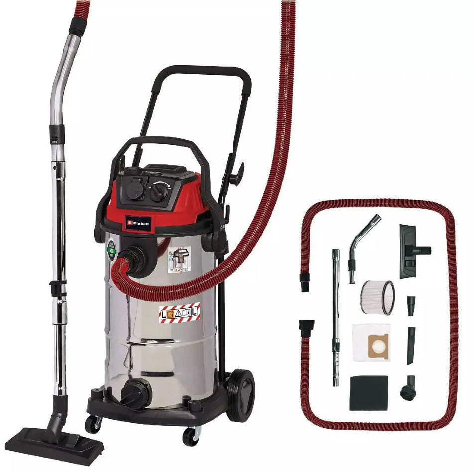ASPIRADORA 40 LTS POLVO/AGUA INOX 1900W TE-VC 2340