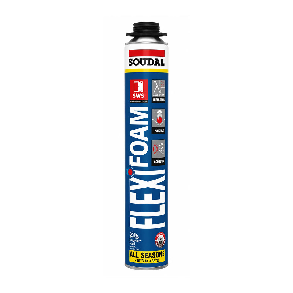 ESPUMA POLIURETANO FLEXIFOAM P/ PISTOLA 750ML SOUDAL