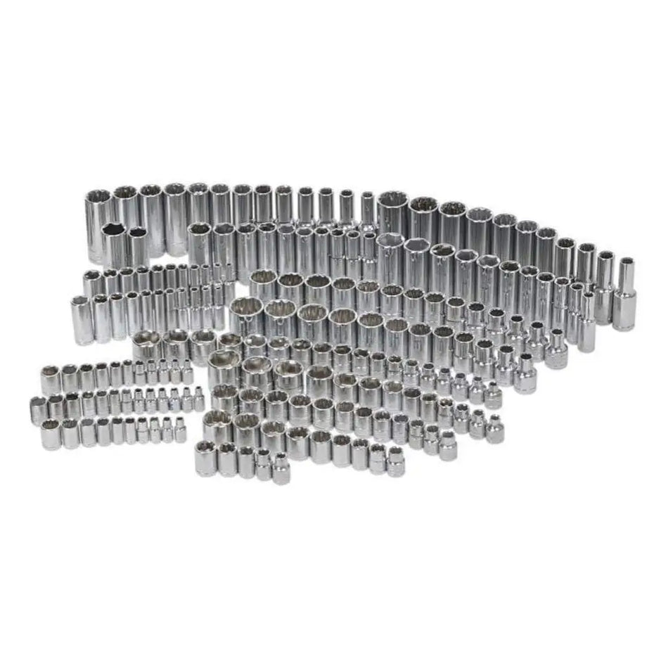 JUEGO DADOS ENC 1/4-3/8-1/2  200PZ HUSKY