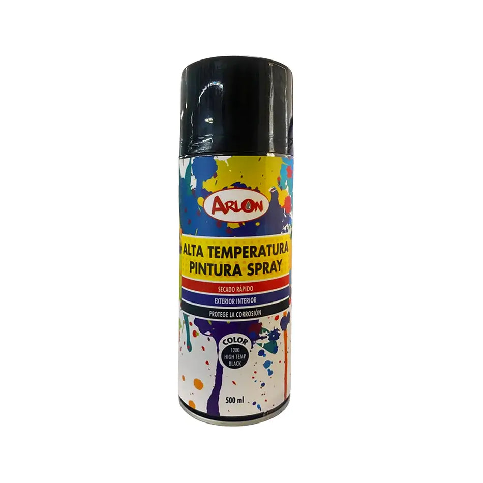 PINTURA SPRAY 400 ML ALTA TEMP NEGRO ARLON