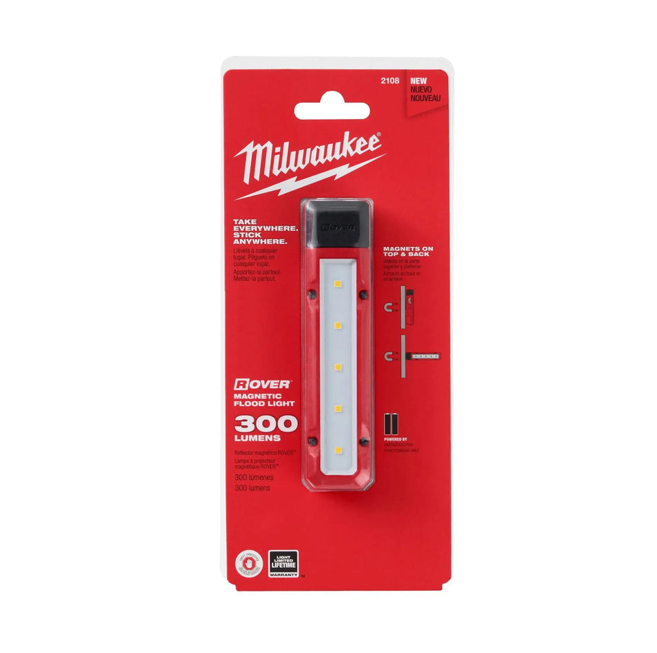 LINTERNA 300 LUMENES RECARGABLE MAGNETICA MILWAUKEE 2108