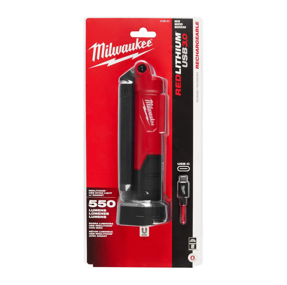 LINTERNA 550 LUMENES FELXIBLE MILWAUKEE 2128-21