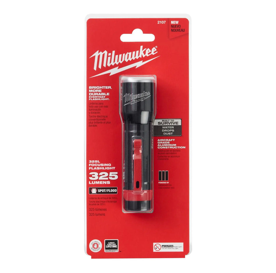 LINTERNA 325 LUMENES DE BOLSILLO MILWAUKEE 2107S