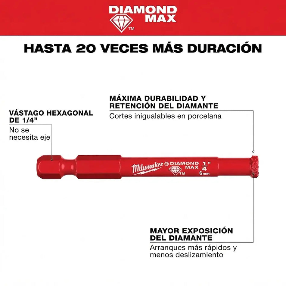 8 PC DIAMOND HOLE SAW KIT 49-56-0570 MILWAUKEE