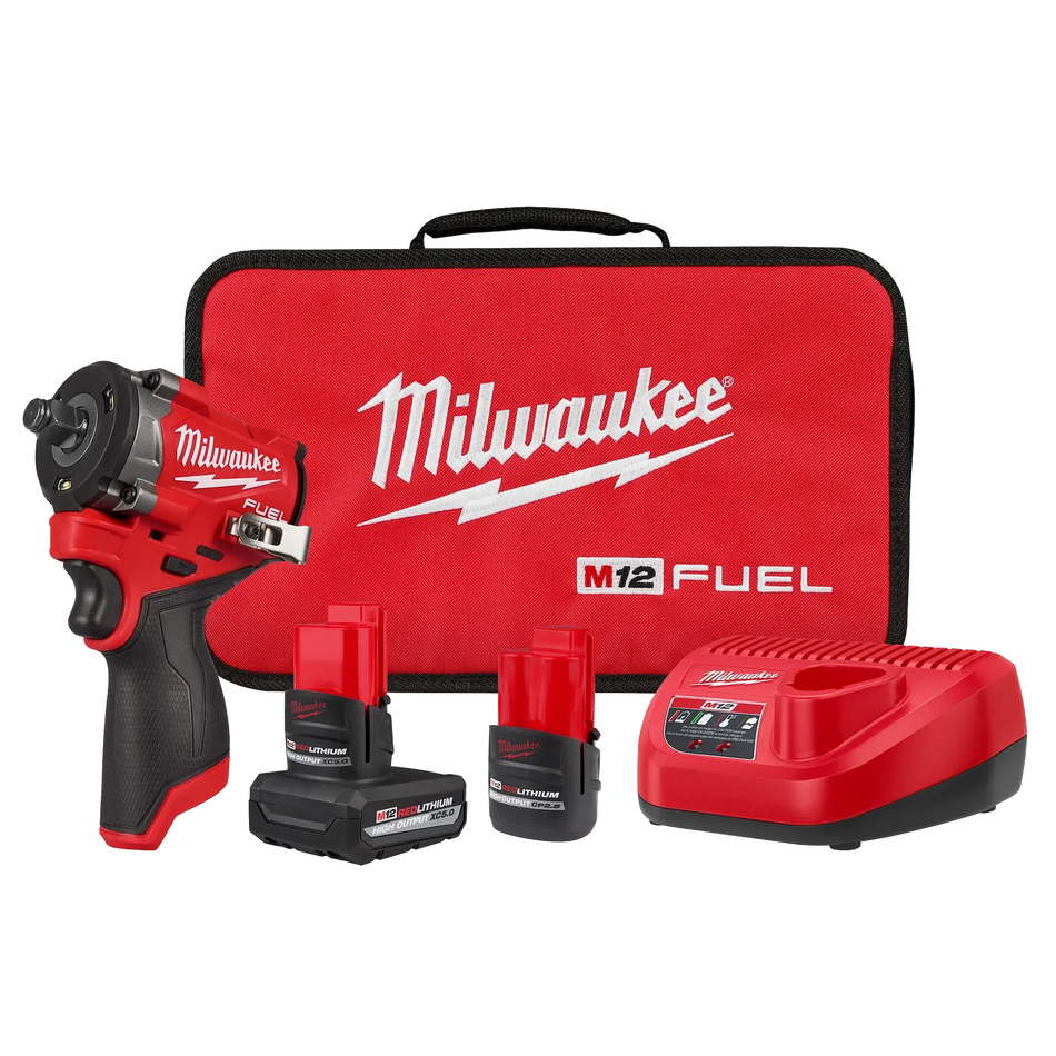 PISTOLA IMPACTO 1/2 INAL M12 C/BAT MILWAUKEE 2563-22