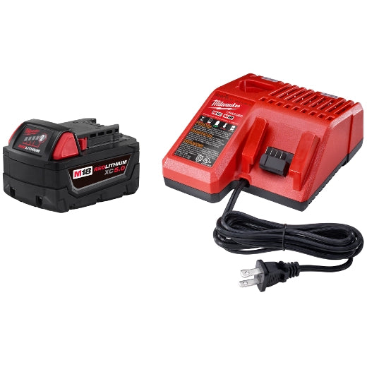 KIT MILWAUKEE BATERIA 5 AMP + CARGADOR M18 48-5950